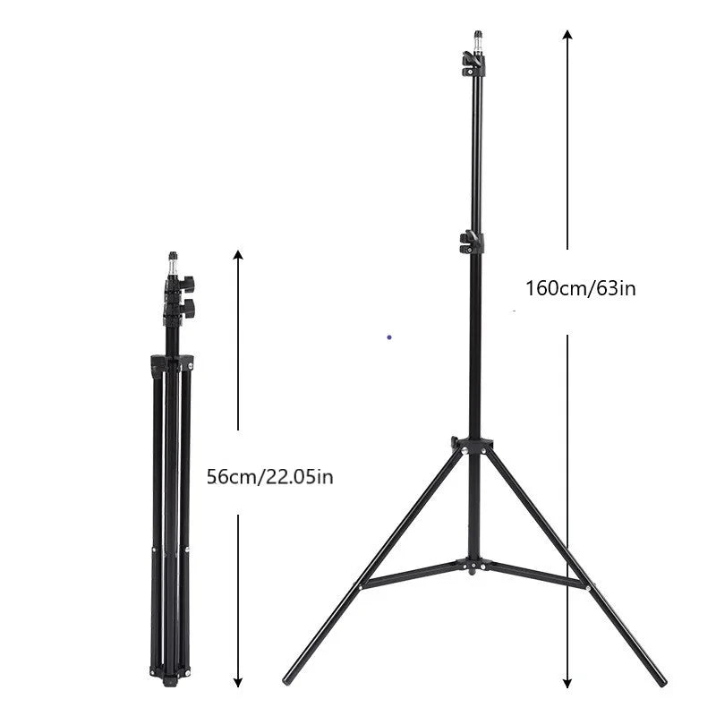 Multi-functional Mobile Phone & Camera Tripod with Ring Light Option