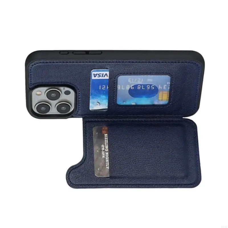PU Leather Card Slot Case for iPhone 16 Pro Max