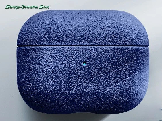 Italian Suede Leather Case for AirPods Pro 3/4 with Wireless Charging
