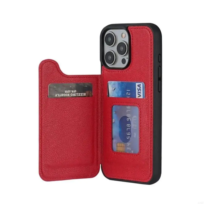 PU Leather Card Slot Case for iPhone 16 Pro Max