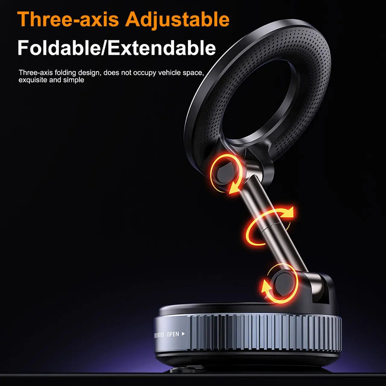 Universal Foldable Magnetic Car Phone Holder