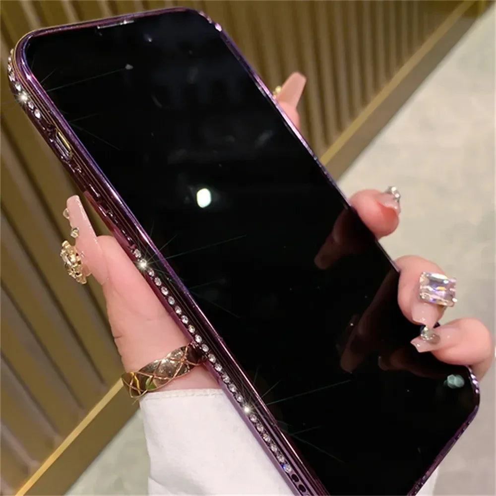Luxury Glitter Diamond Magsafe Transparent Case