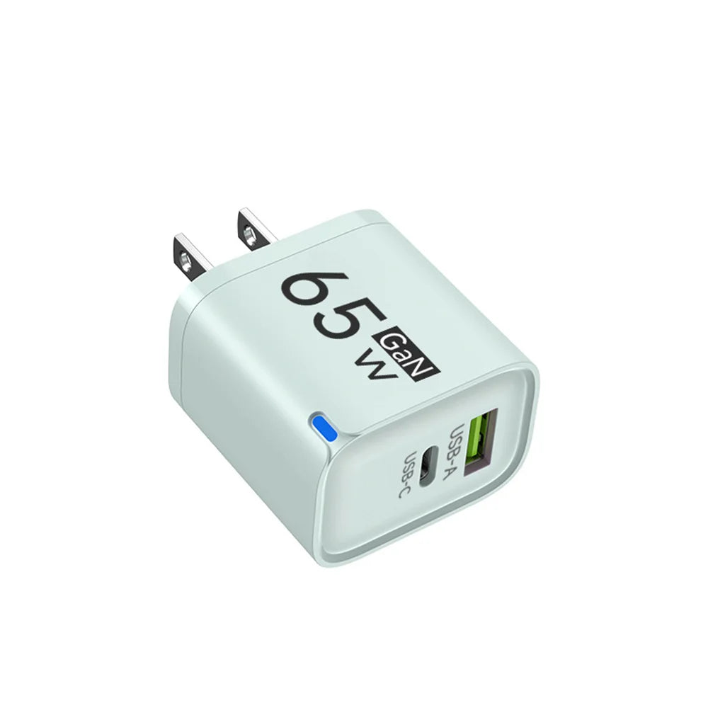 65W GaN 2-Port Fast Charger