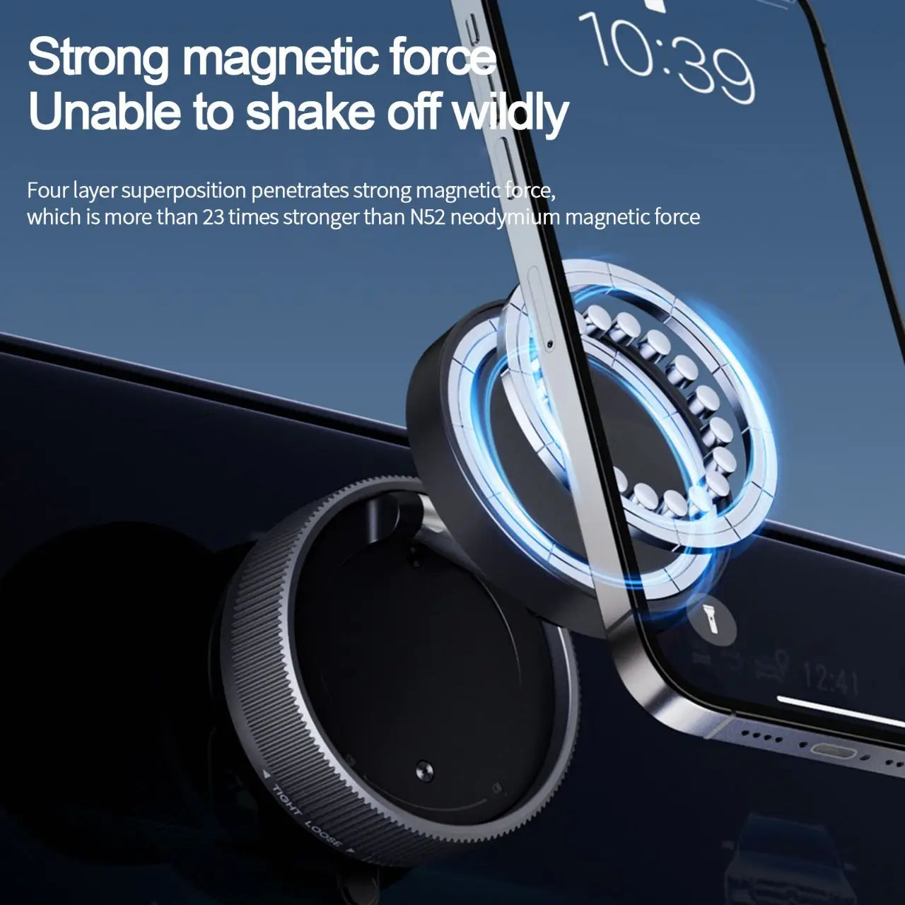 Universal Foldable Magnetic Car Phone Holder