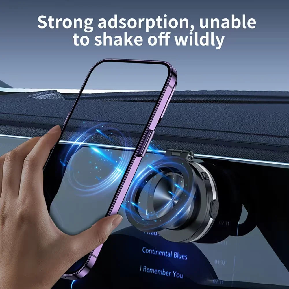 Universal Magnetic Folding Phone Holder with Suction Cup