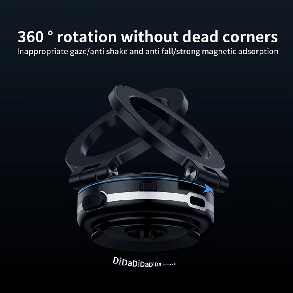 Universal Magnetic Folding Phone Holder with Suction Cup
