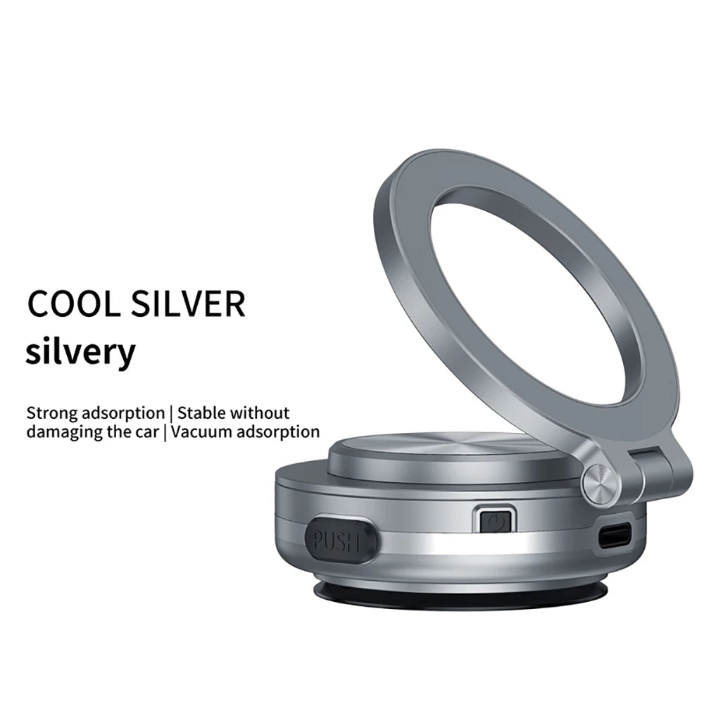 Universal Magnetic Folding Phone Holder with Suction Cup