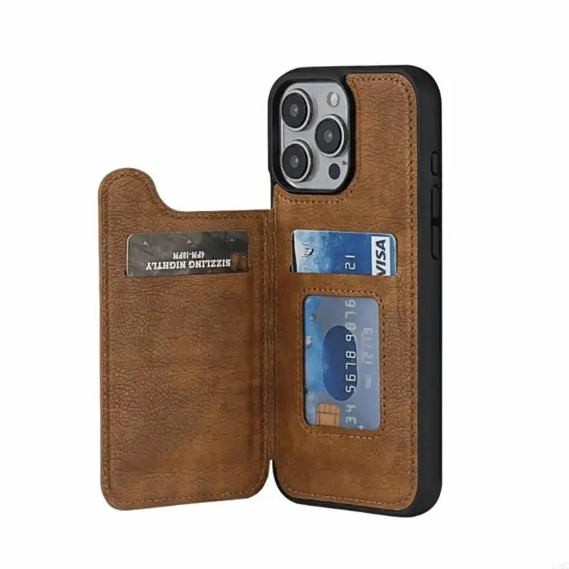 PU Leather Card Slot Case for iPhone 16 Pro Max