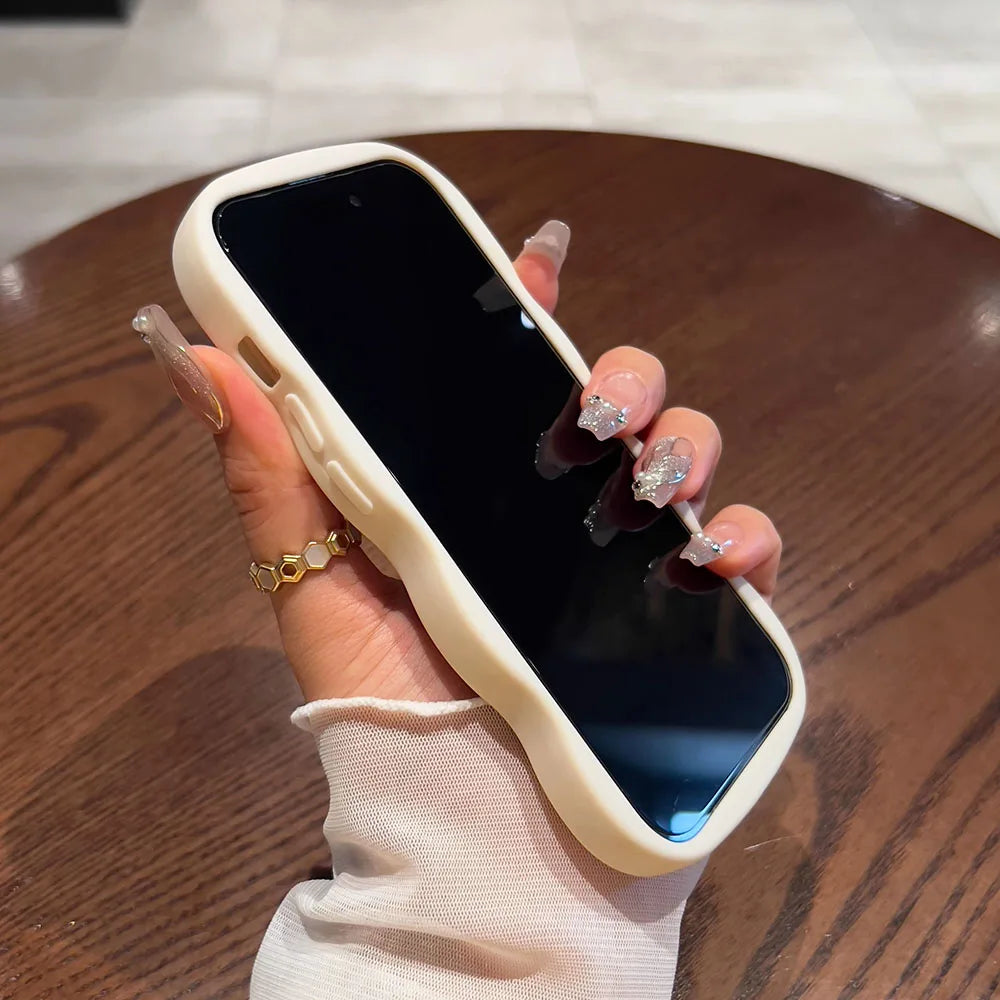 Wavy Pattern Soft Silicone Phone Case