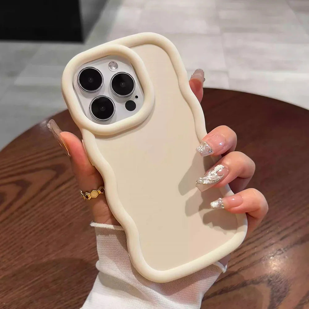 Wavy Pattern Soft Silicone Phone Case