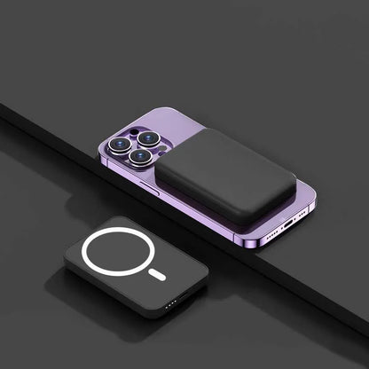 Batterie externe magnétique sans fil 20 W 10 000 mAh – Mini batterie à charge rapide PD pour iPhone 12 à 16