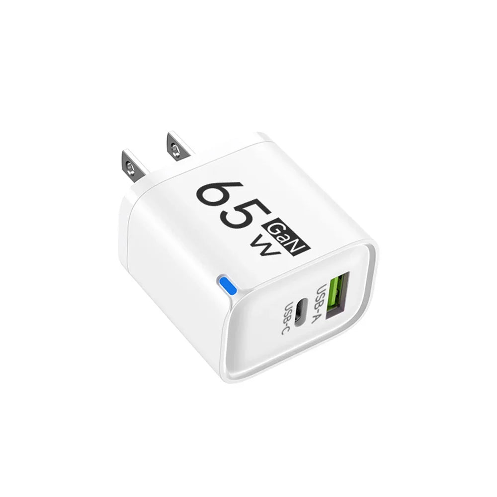 65W GaN 2-Port Fast Charger