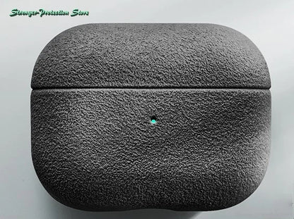 Italian Suede Leather Case for AirPods Pro 3/4 with Wireless Charging