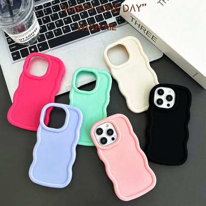 Wavy Pattern Soft Silicone Phone Case