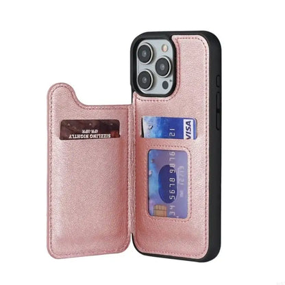 PU Leather Card Slot Case for iPhone 16 Pro Max