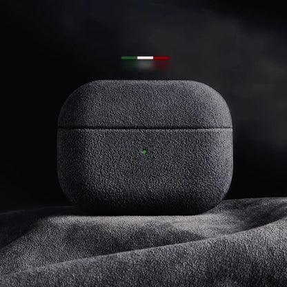 Italian Suede Leather Case for AirPods Pro 3/4 with Wireless Charging