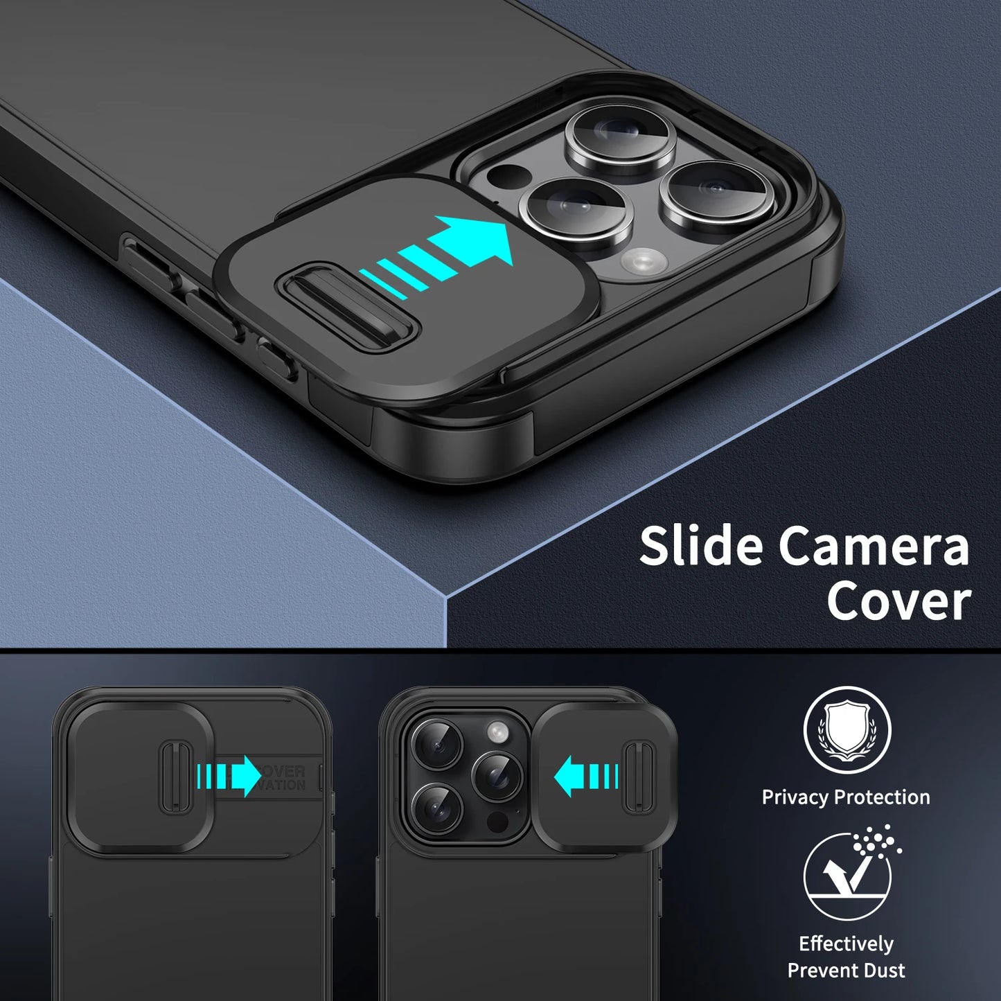 Shockproof Slide Camera Protection Case