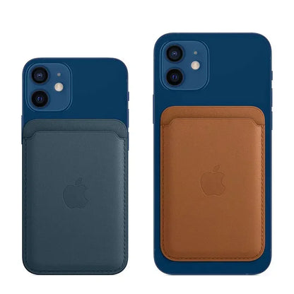 Étuis et coques pour iPhone 15, 12, 13, 14 Pro Max Plus, Mini, accessoires - Étui portefeuille en cuir Apple original avec porte-cartes magnétique Magsafe