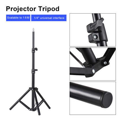 Multi-functional Mobile Phone & Camera Tripod with Ring Light Option