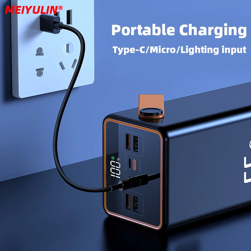 Batterie externe de secours grande capacité 50 000 mAh, 30 000 mAh, portable, USB-C 22,5 W, charge rapide, pour iPhone, Xiaomi, Samsung