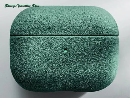 Italian Suede Leather Case for AirPods Pro 3/4 with Wireless Charging