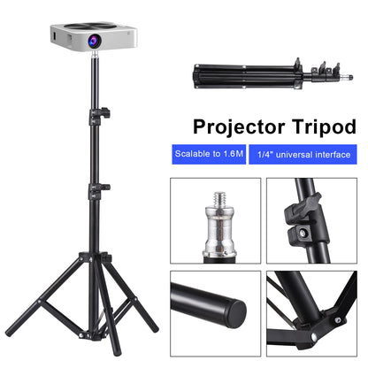 Multi-functional Mobile Phone & Camera Tripod with Ring Light Option