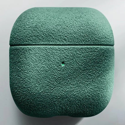 Italian Suede Leather Case for AirPods Pro 3/4 with Wireless Charging