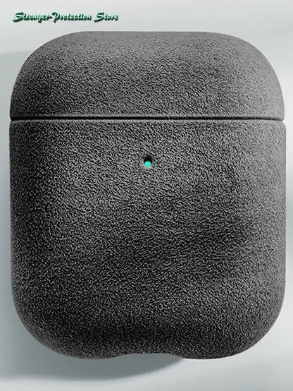 Italian Suede Leather Case for AirPods Pro 3/4 with Wireless Charging