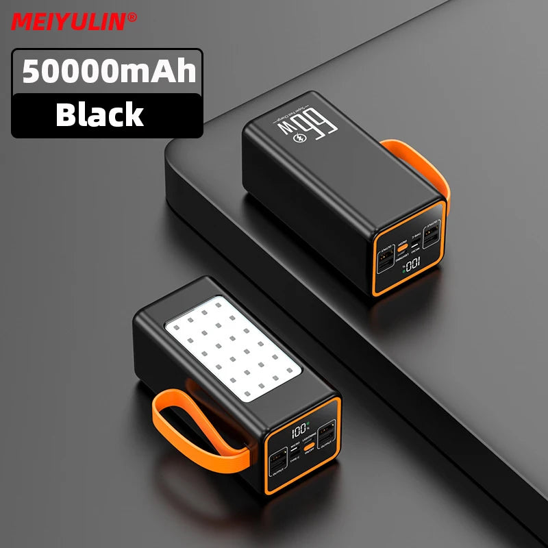 Batterie externe de secours grande capacité 50 000 mAh, 30 000 mAh, portable, USB-C 22,5 W, charge rapide, pour iPhone, Xiaomi, Samsung