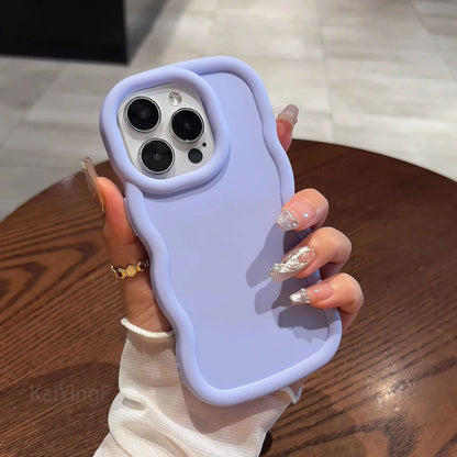 Wavy Pattern Soft Silicone Phone Case