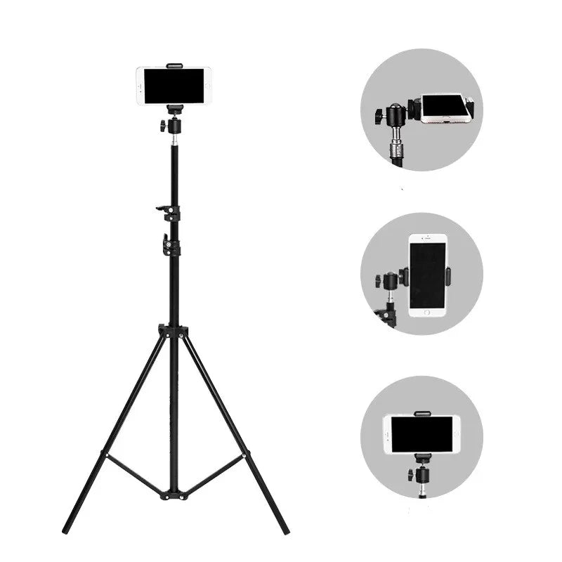 Multi-functional Mobile Phone & Camera Tripod with Ring Light Option