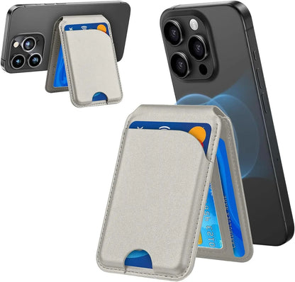 Magnetic Wallet Phone Stand with MagSafe for iPhone 12/14/15/16