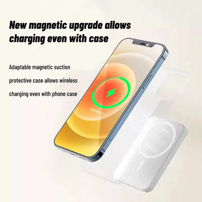 Batterie externe magnétique sans fil 20 W 10 000 mAh – Mini batterie à charge rapide PD pour iPhone 12 à 16