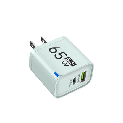 65W GaN 2-Port Fast Charger