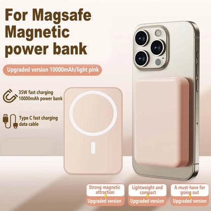 Batterie externe magnétique sans fil 20 W 10 000 mAh – Mini batterie à charge rapide PD pour iPhone 12 à 16