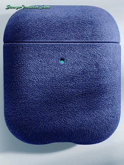 Italian Suede Leather Case for AirPods Pro 3/4 with Wireless Charging