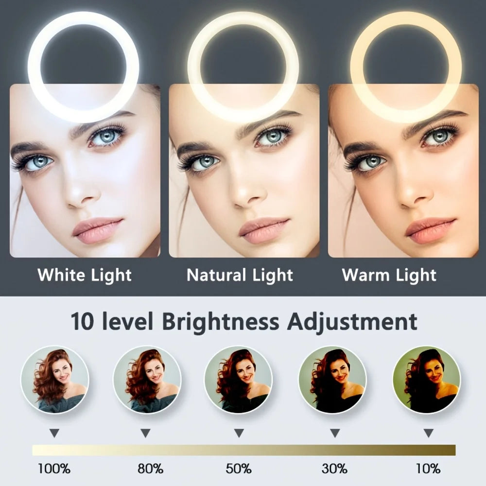 26cm LED Ring Light with Tripod Stand