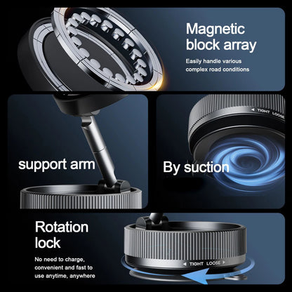 Universal Foldable Magnetic Car Phone Holder