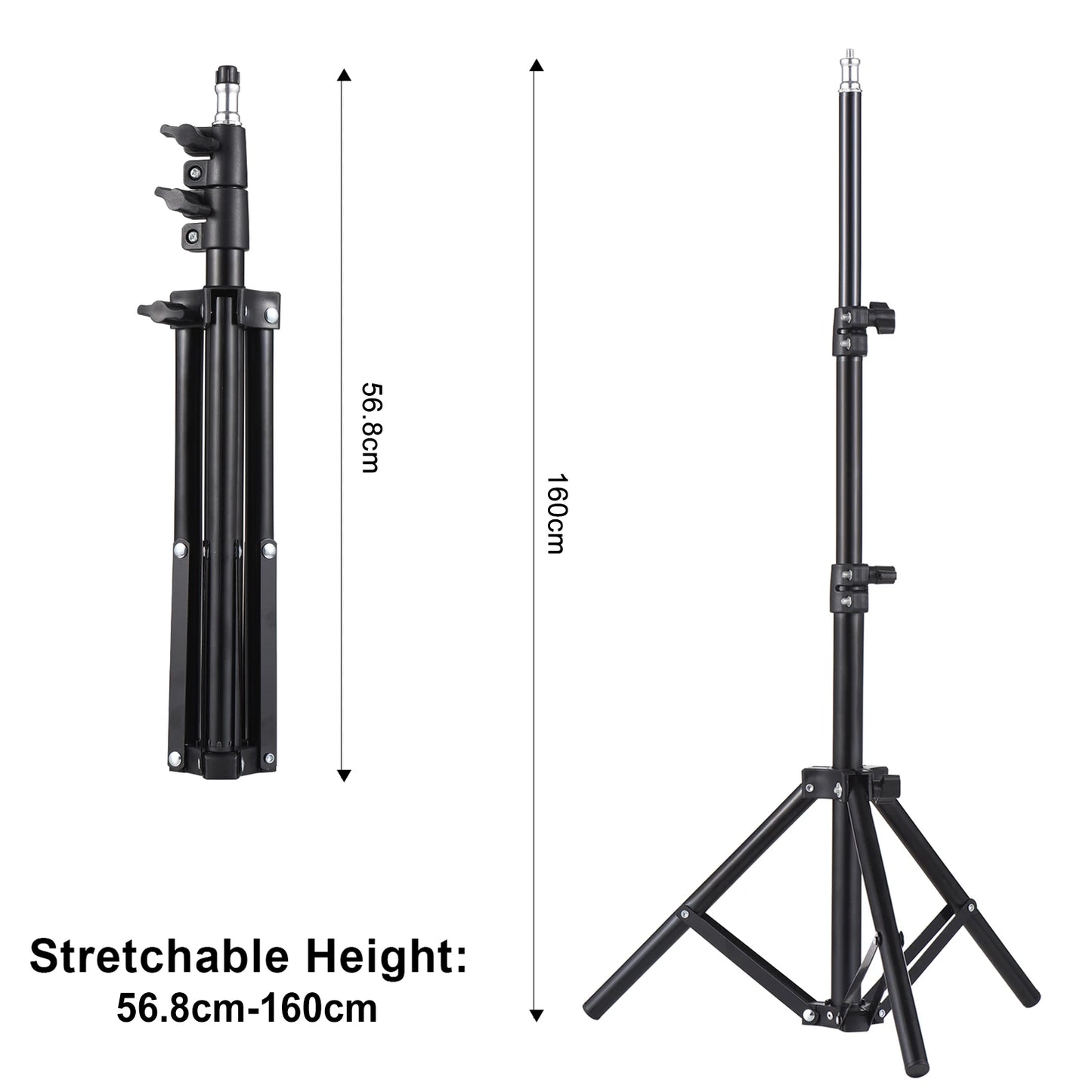 Multi-functional Mobile Phone & Camera Tripod with Ring Light Option