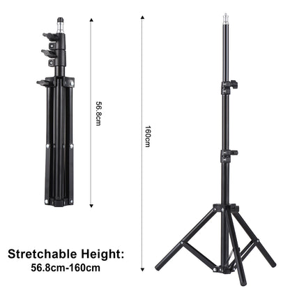 Multi-functional Mobile Phone & Camera Tripod with Ring Light Option