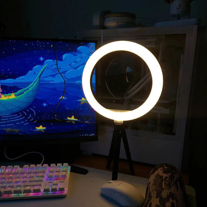 26cm LED Ring Light with Tripod Stand
