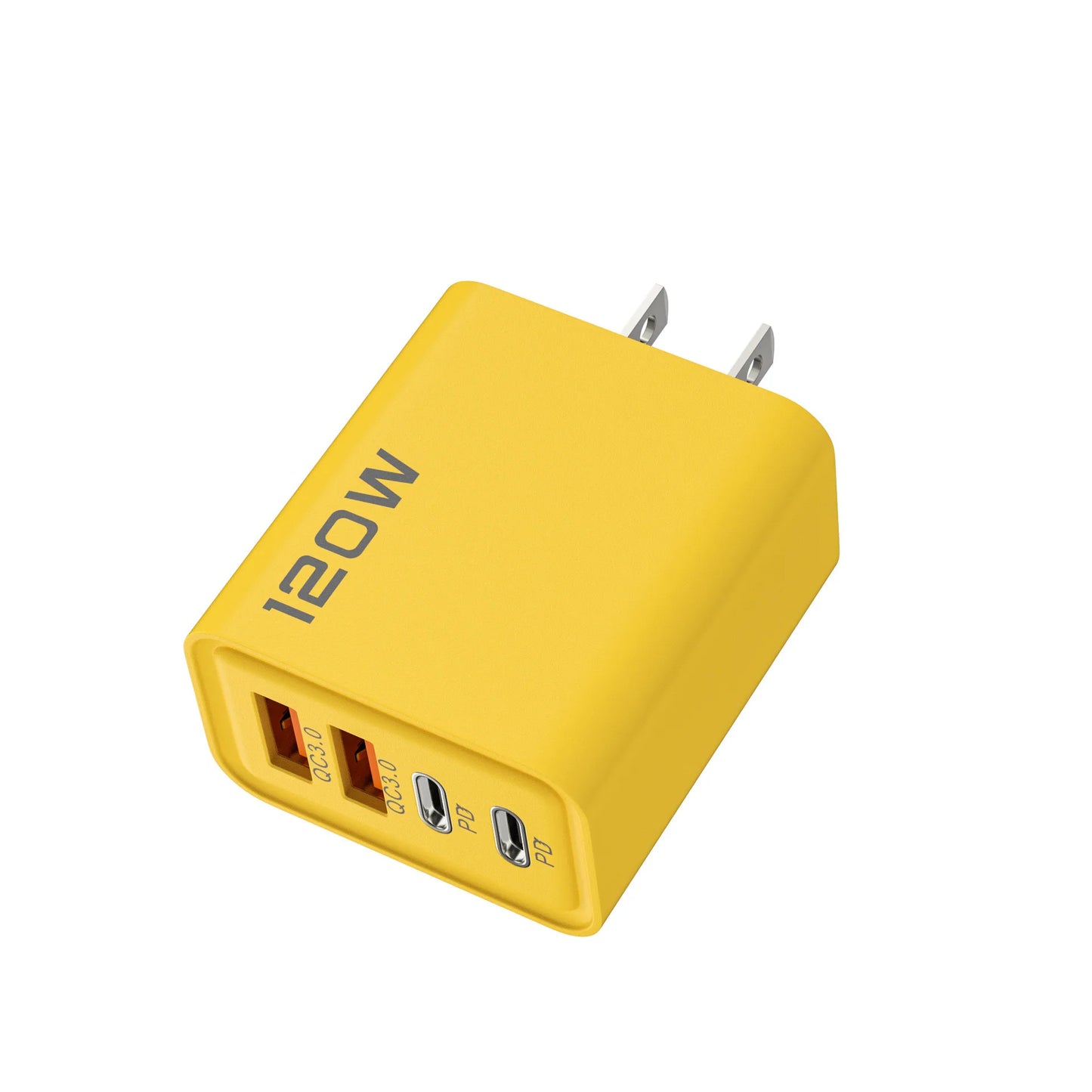 : 120W 4-Port Fast USB Wall Charger