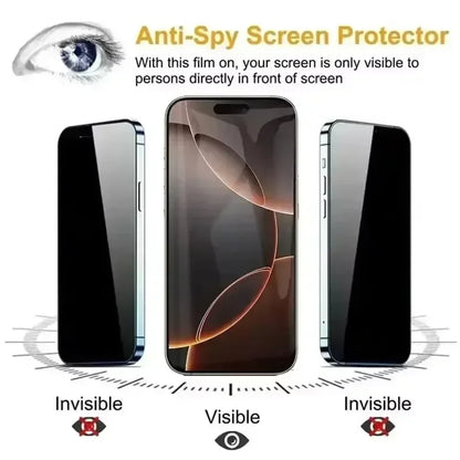 Anti-Spy Privacy Tempered Glass Screen Protector