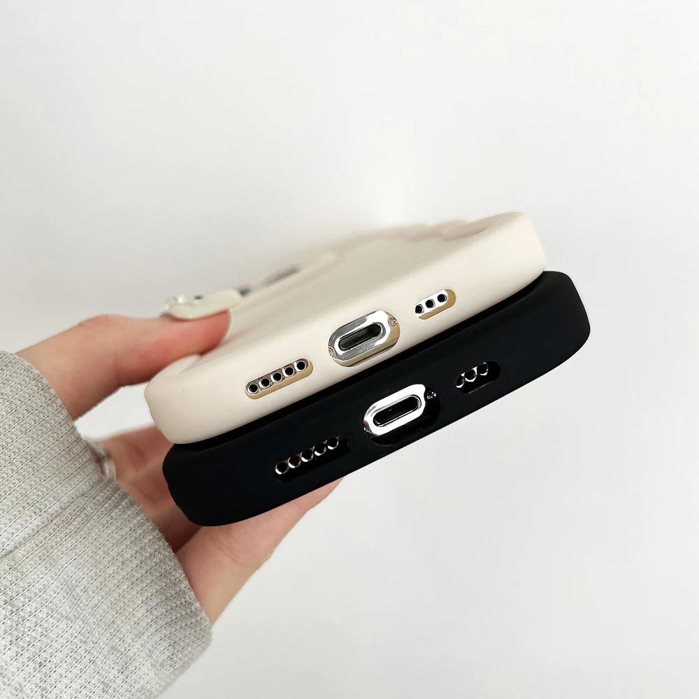 Wavy Pattern Soft Silicone Phone Case