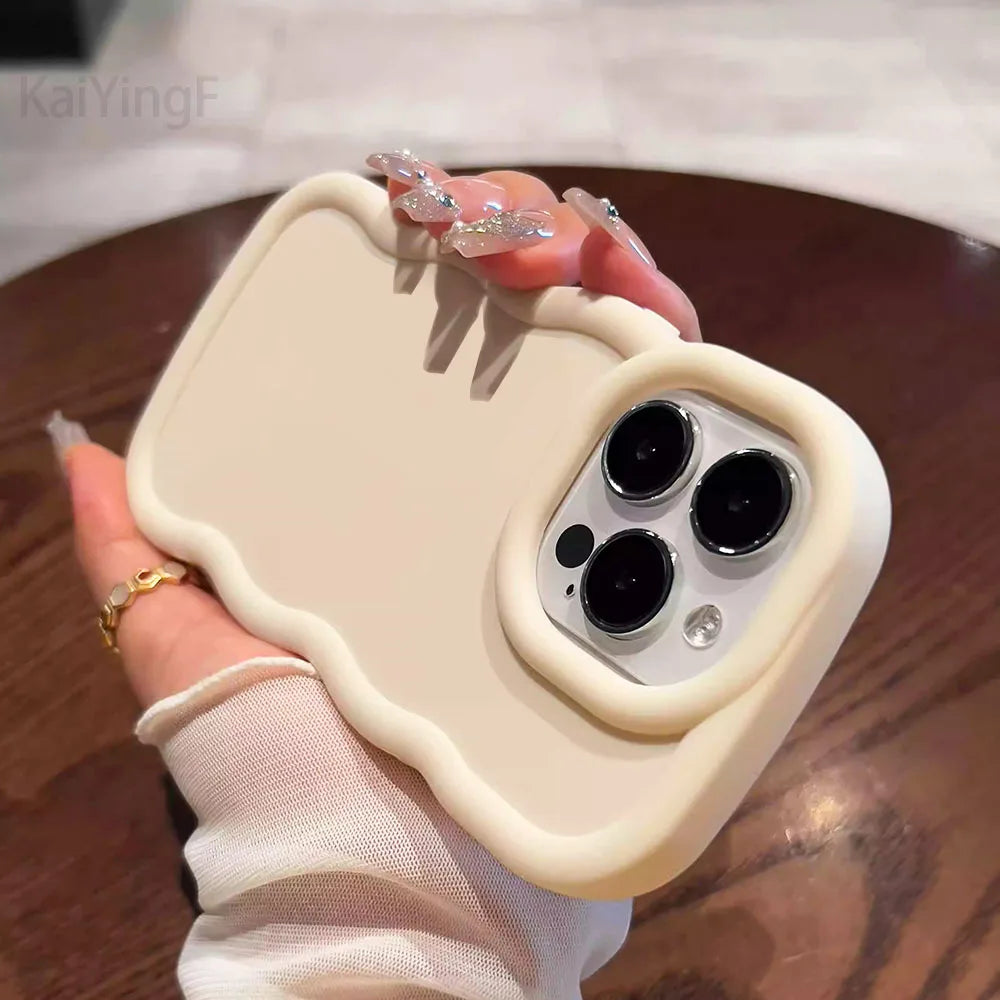 Wavy Pattern Soft Silicone Phone Case