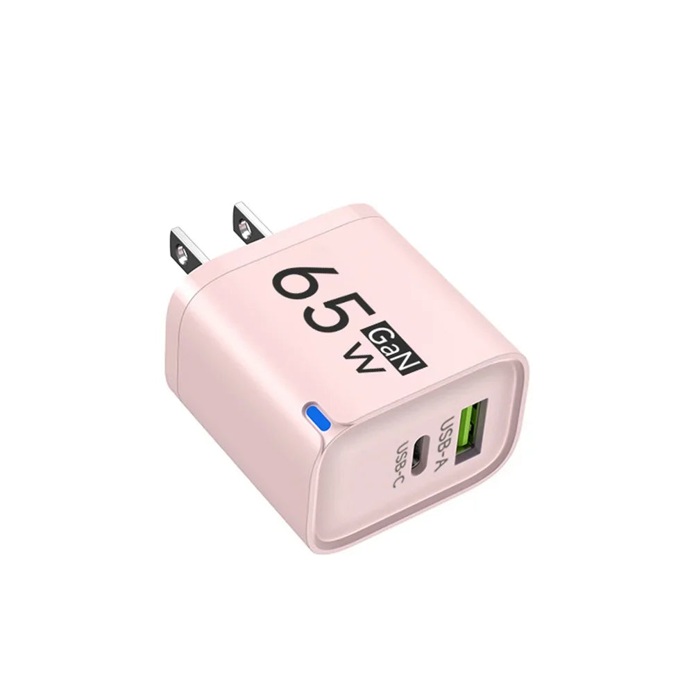65W GaN 2-Port Fast Charger