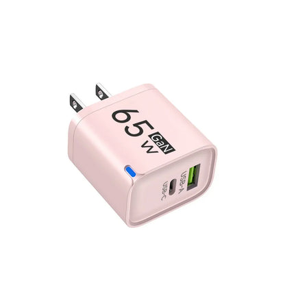 65W GaN 2-Port Fast Charger