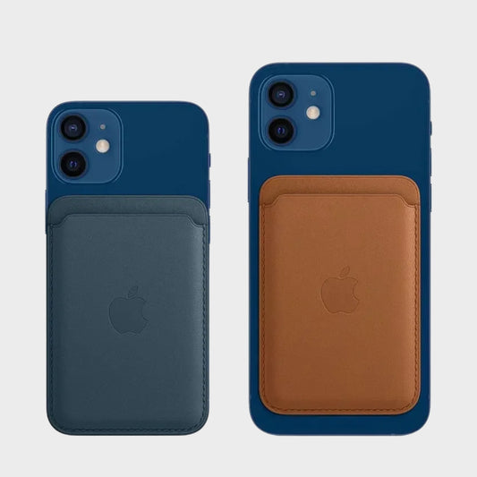 Étuis et coques pour iPhone 15, 12, 13, 14 Pro Max Plus, Mini, accessoires - Étui portefeuille en cuir Apple original avec porte-cartes magnétique Magsafe