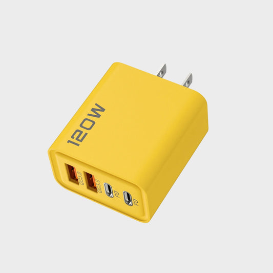 : 120W 4-Port Fast USB Wall Charger