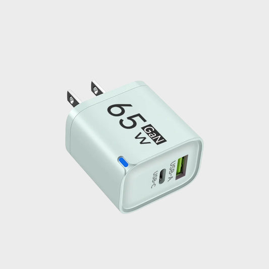 65W GaN 2-Port Fast Charger